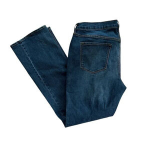 Old Navy Original Boot Cut Jeans Mid Rise Size 14 Wide Leg Stretch Comfort Denim